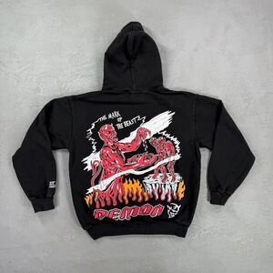 Warren Lotas X Dodge - The Mark of The Beast Demon Hoodie Men's XL